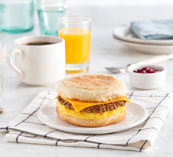 English Muffin Breakfast Sandwich