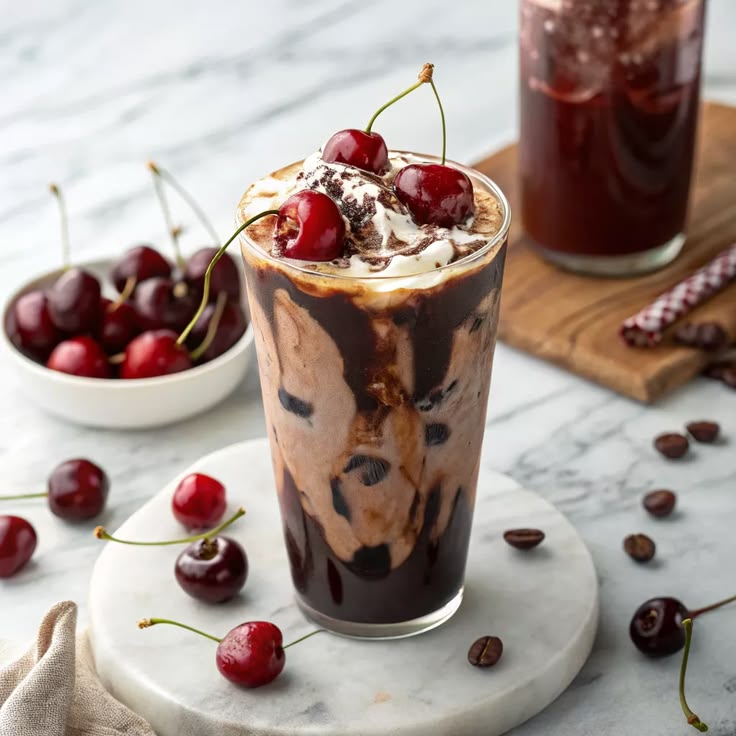Chocolate Dipped Cherry Mocha