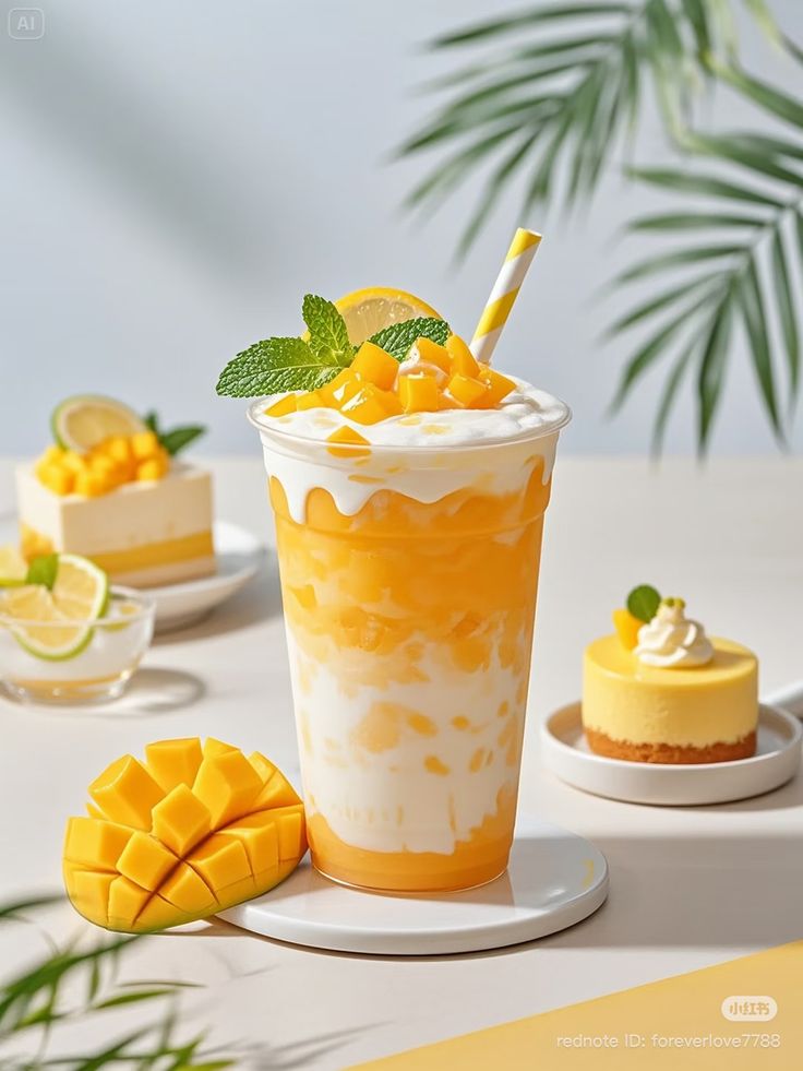 Mango & Honey Iced Milk