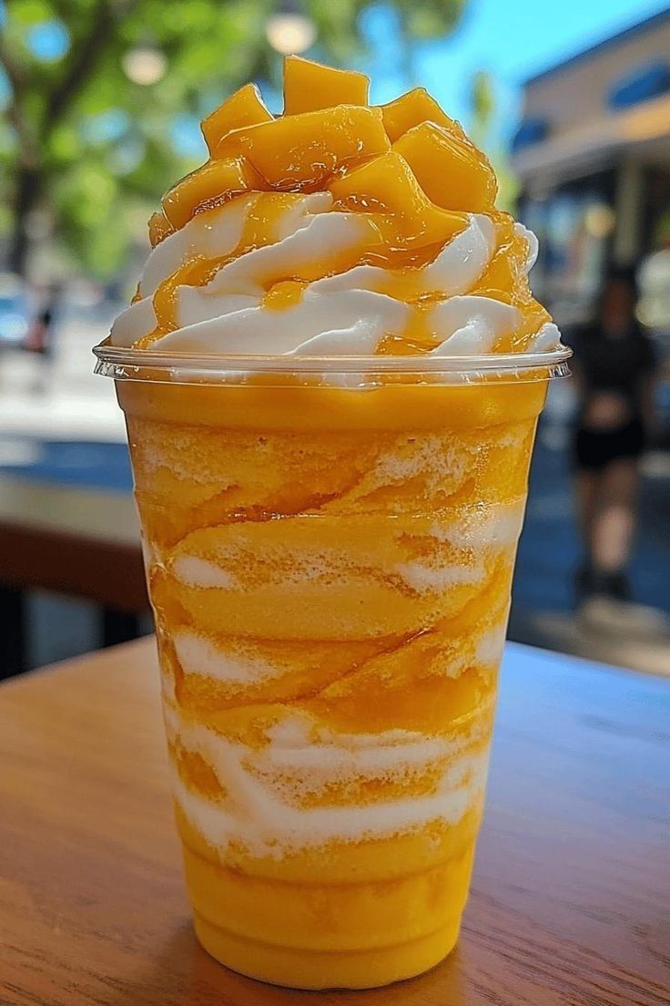 Mango Matcha Latte